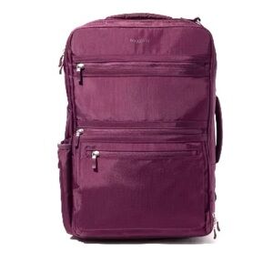 NEW Baggallini Modern Convertible Travel Mulberry Color Large Backpack